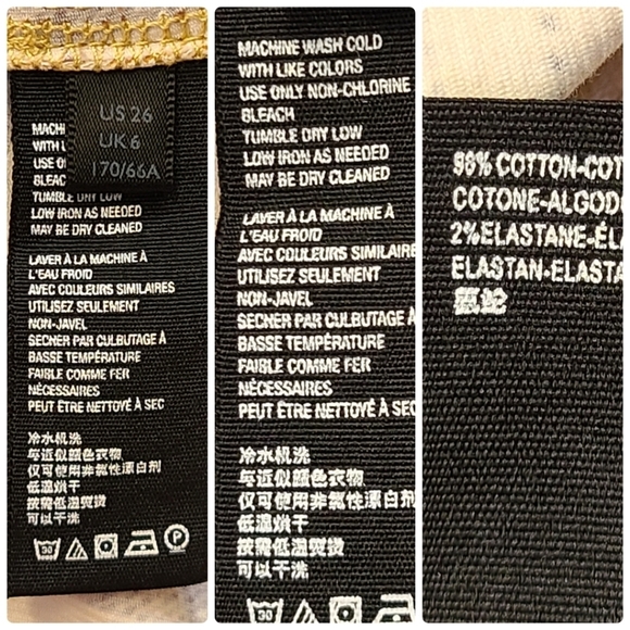 Free People Just Float On Mustard Plaid Wide Leg Flare Bell Corduroy Pants 26 - Picture 15 of 16